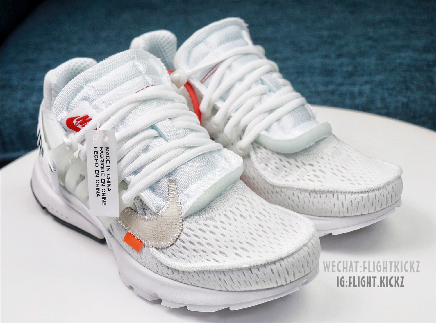 2018 Off White X Nike Presto Triple White