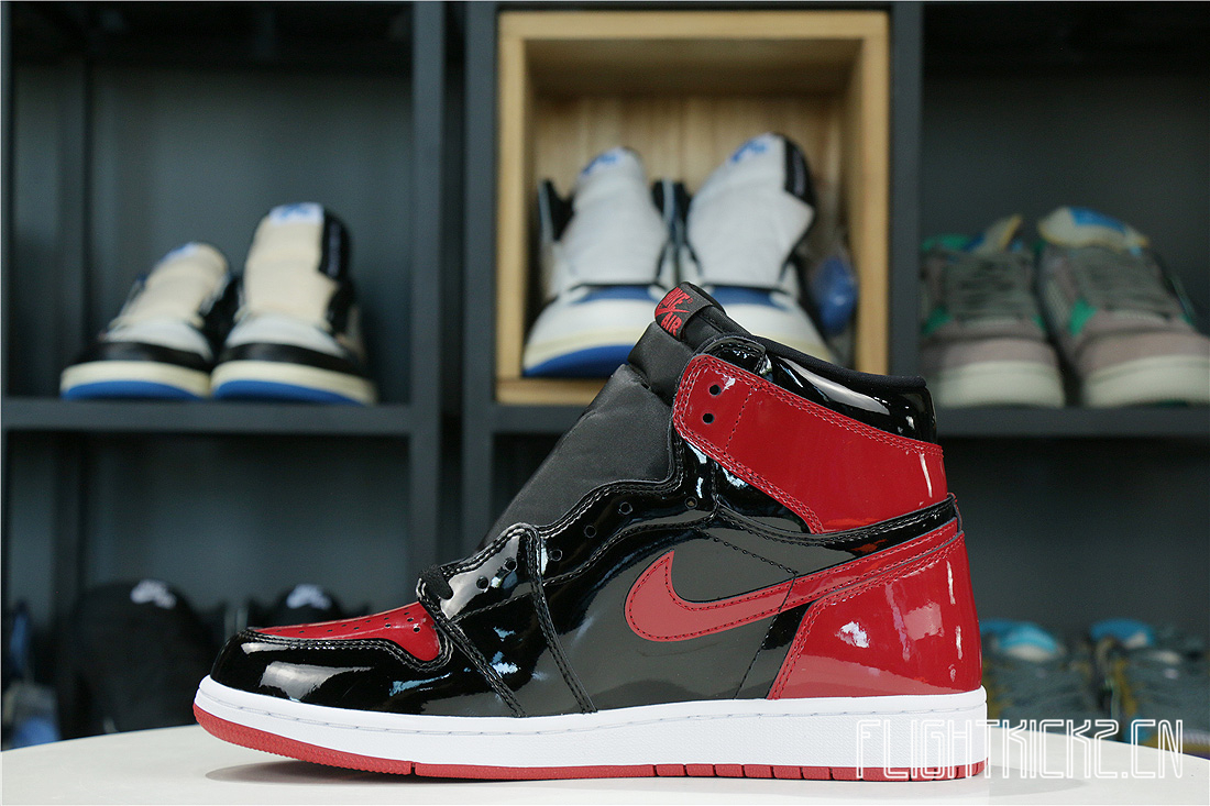 Air Jordan 1 Retro High OG Patent Bred 2021 (LN5 A1 Batch)