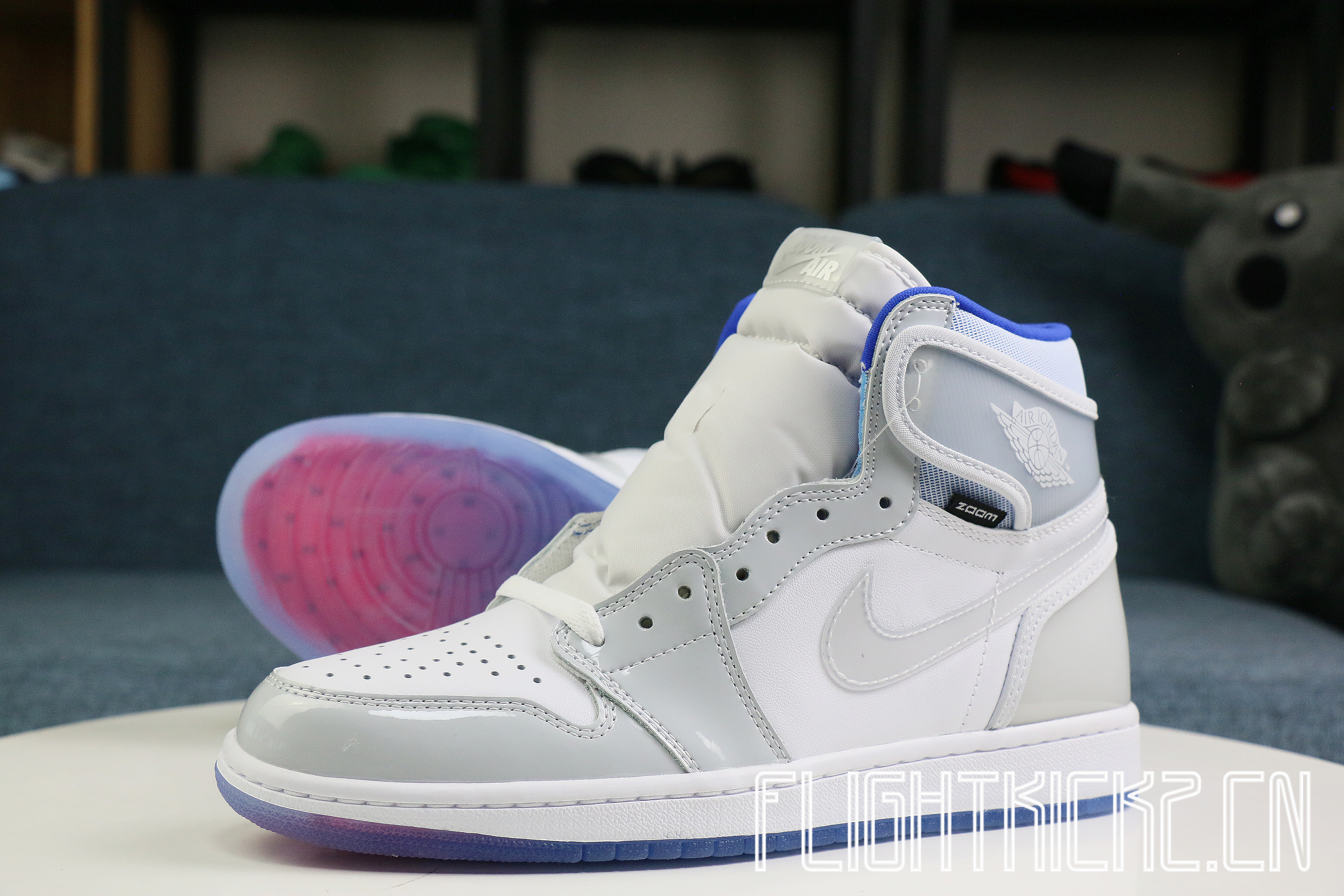 Jordan 1 Retro High Zoom White Racer Blue 2020