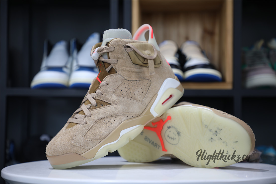 Travis Scott X Air Jordan 6 Retro “British Khaki”