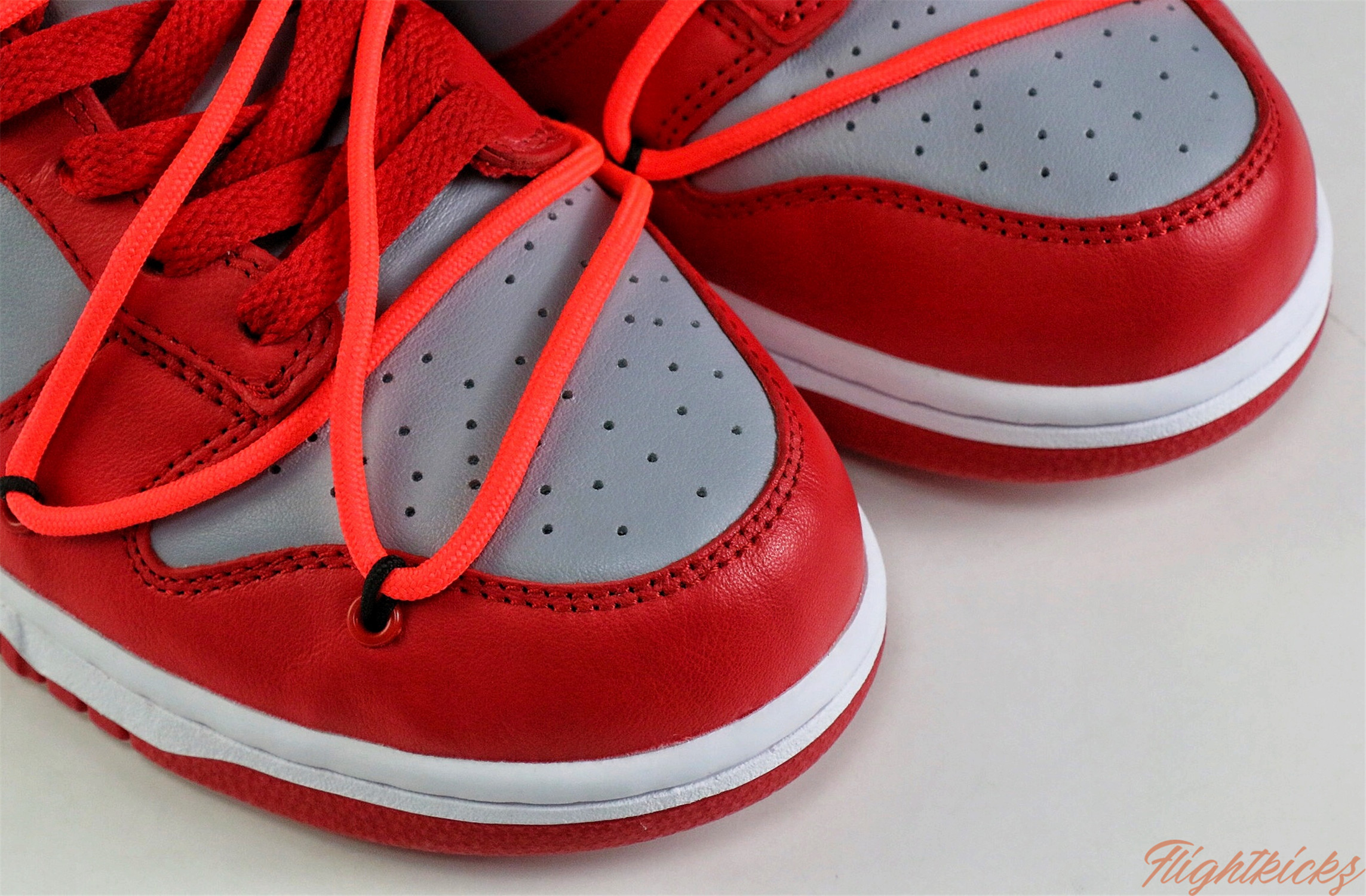 Off White X Nike SB Dunk University Red 2019(LN5 A1 Batch)