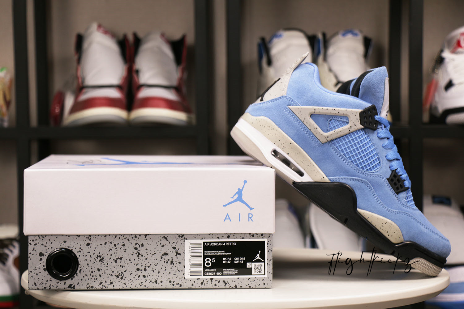 Jordan 4 Retro Universtity Blue 2021( Ln5 A1 )