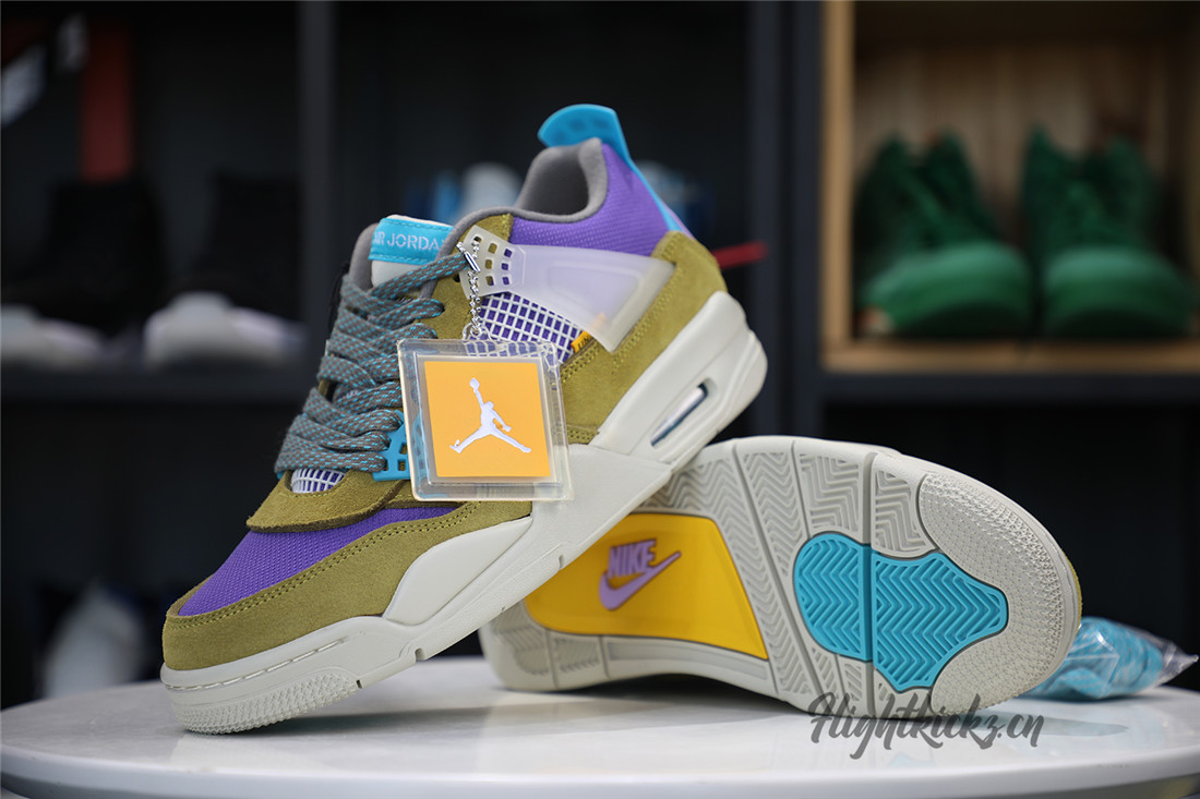 Union LA X Air Jordan 4 Retro “Desert Moss” 2021