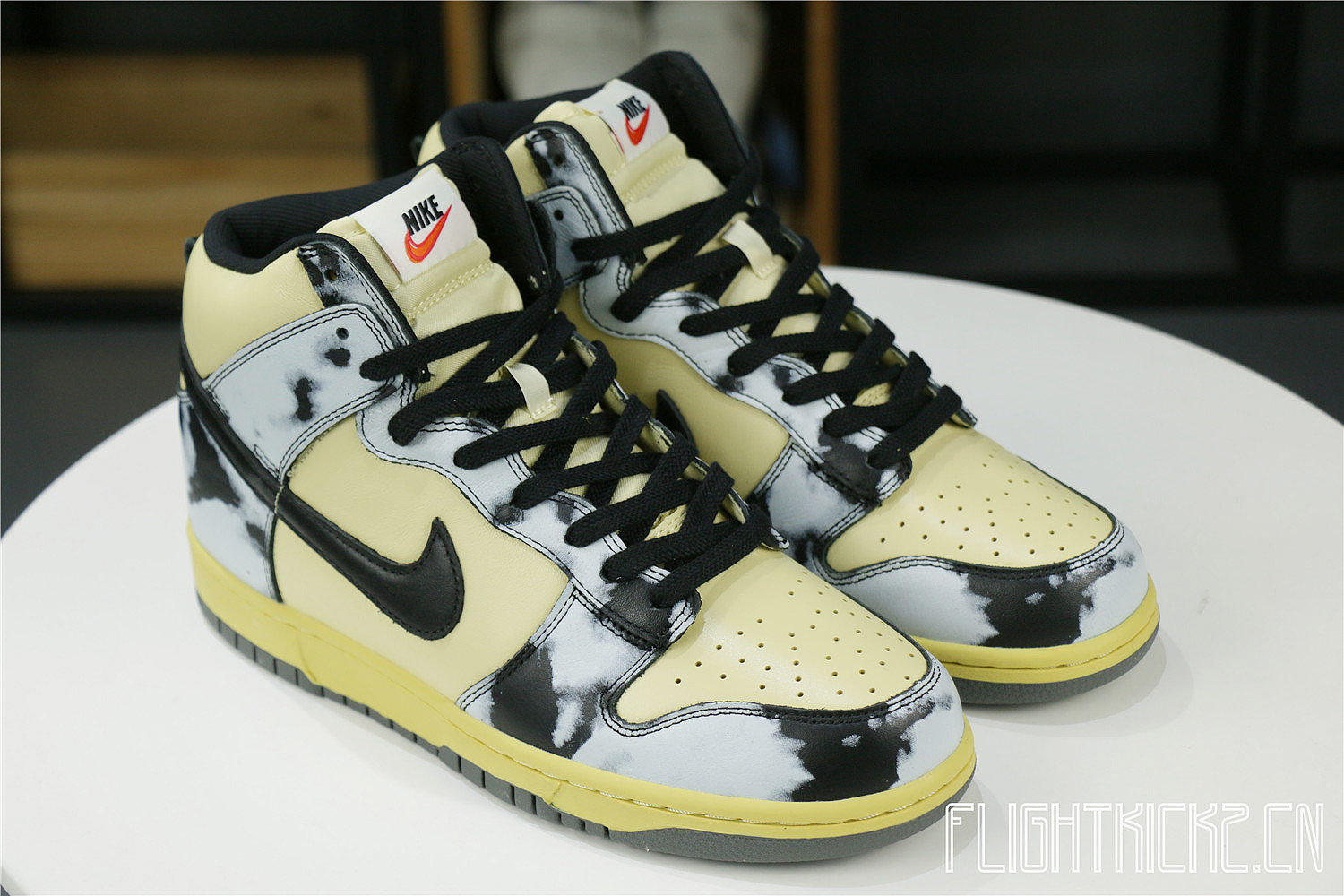 Nike Dunk High 1985 Black Acid Wash