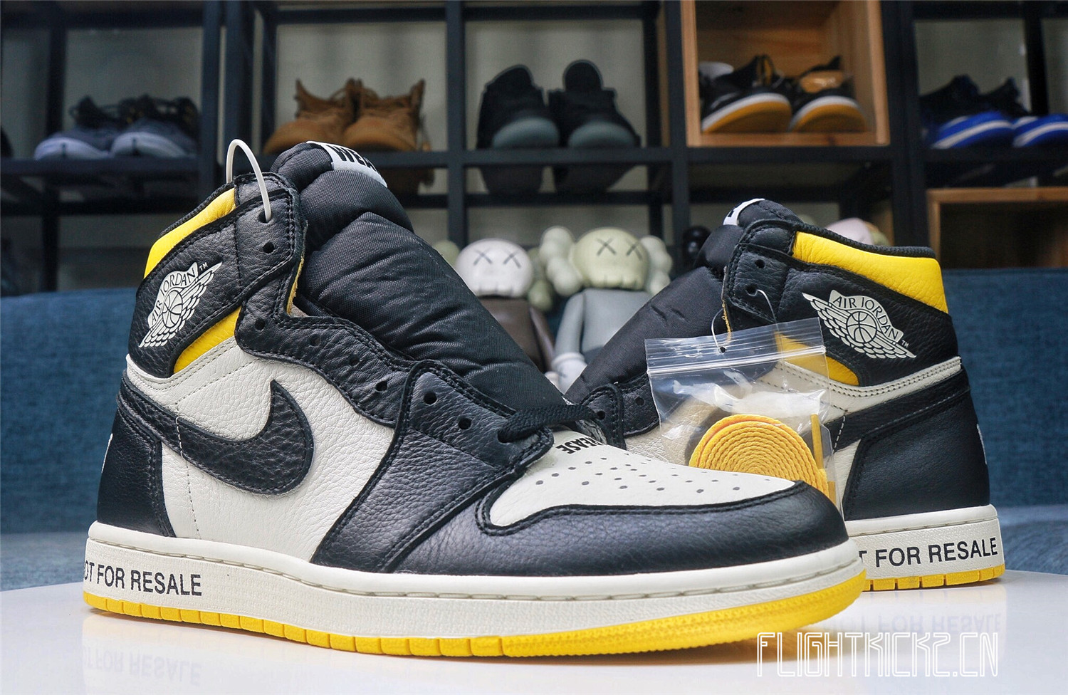 Air Jordan 1 Retro “Not For Resale Yellow 2018