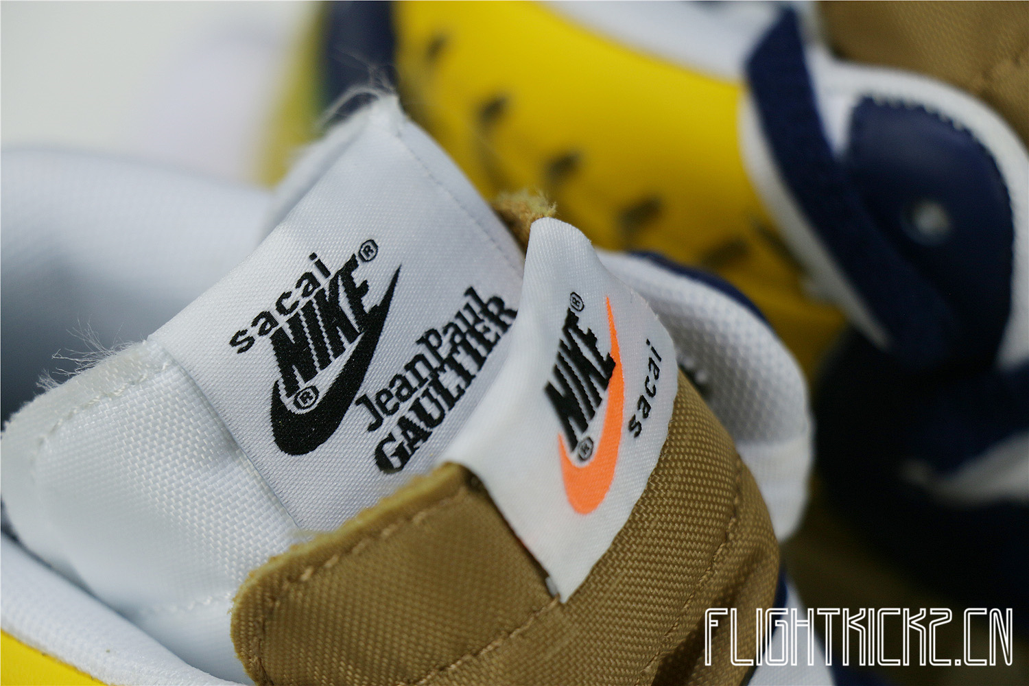 Nike Vaporwaffle sacai Jean Paul Gaultier Sesame Blue