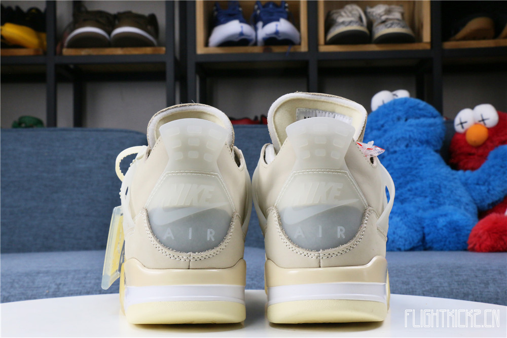 Off White x Air Jordan 4 Sail 2020 (LN5 A1 Batch)