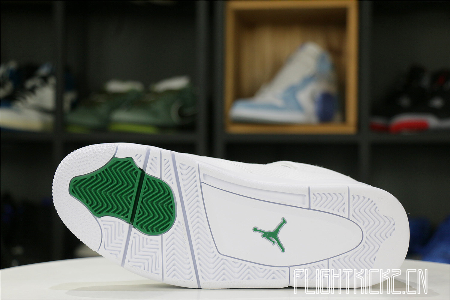 Air Jordan 4 Retro Green Metallic 2020(LN5 A1 Batch)