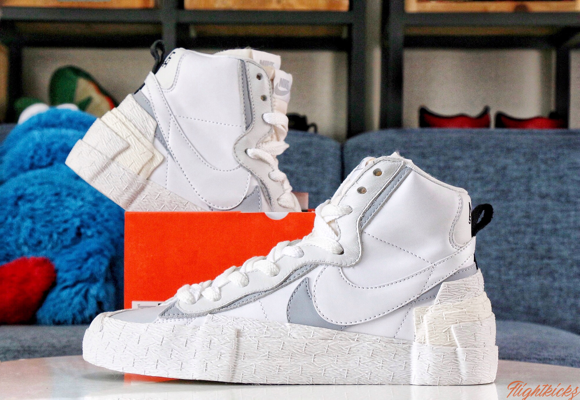 Sacai x Nike Black White Grey