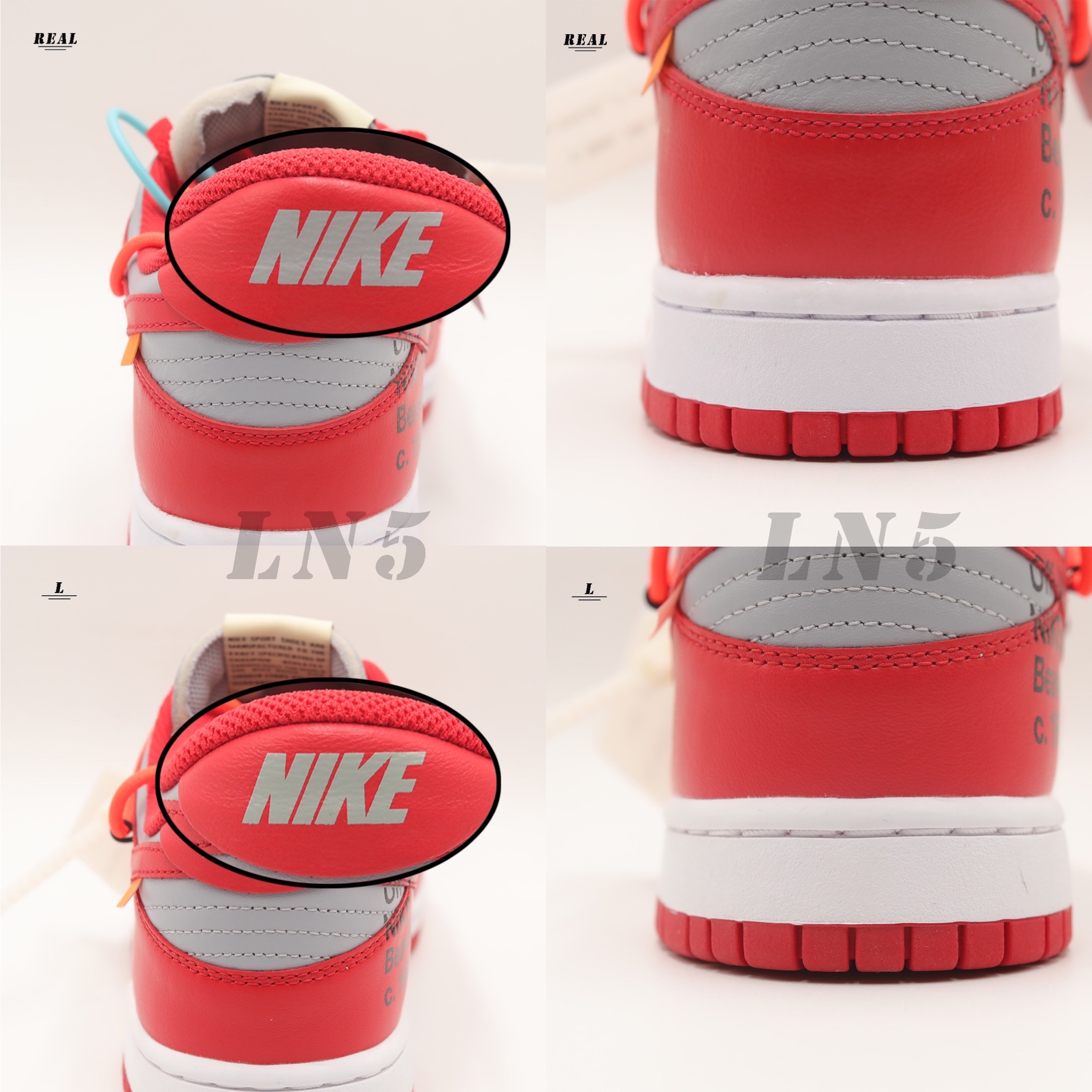 Off White X Nike SB Dunk University Red 2019(LN5 A1 Batch)