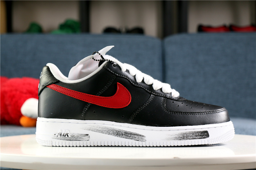 PEACEMINUSONE x Nike Air Force 1 Low Para-noise Black Red