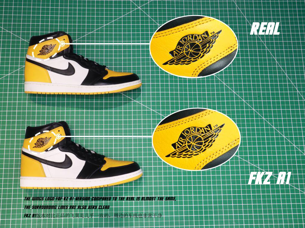 AIR JORDAN 1 RETRO HIGH OG Taxi/ ‘YELLOW TOE’ (LN5 A1 Batch)