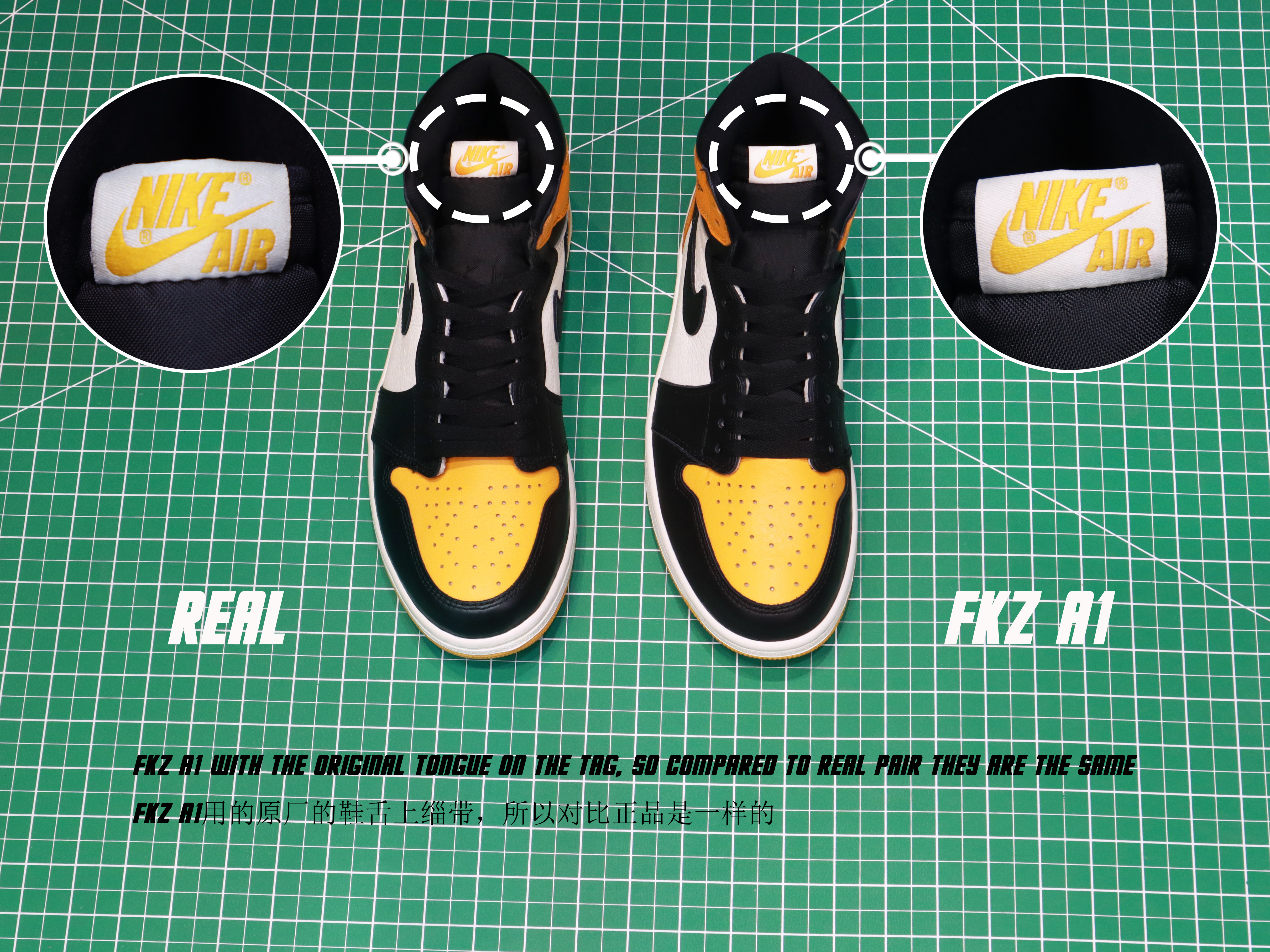 AIR JORDAN 1 RETRO HIGH OG Taxi/ ‘YELLOW TOE’ (LN5 A1 Batch)