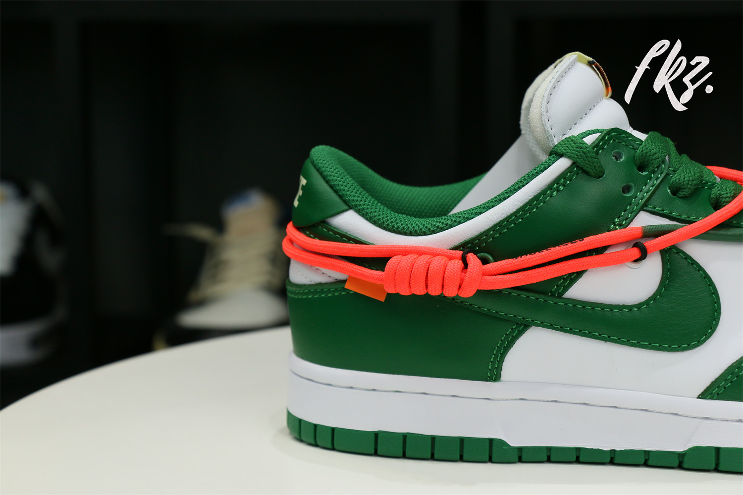 Off White X Nike SB Dunk Pine Green 2019(LN5 A1 Batch)