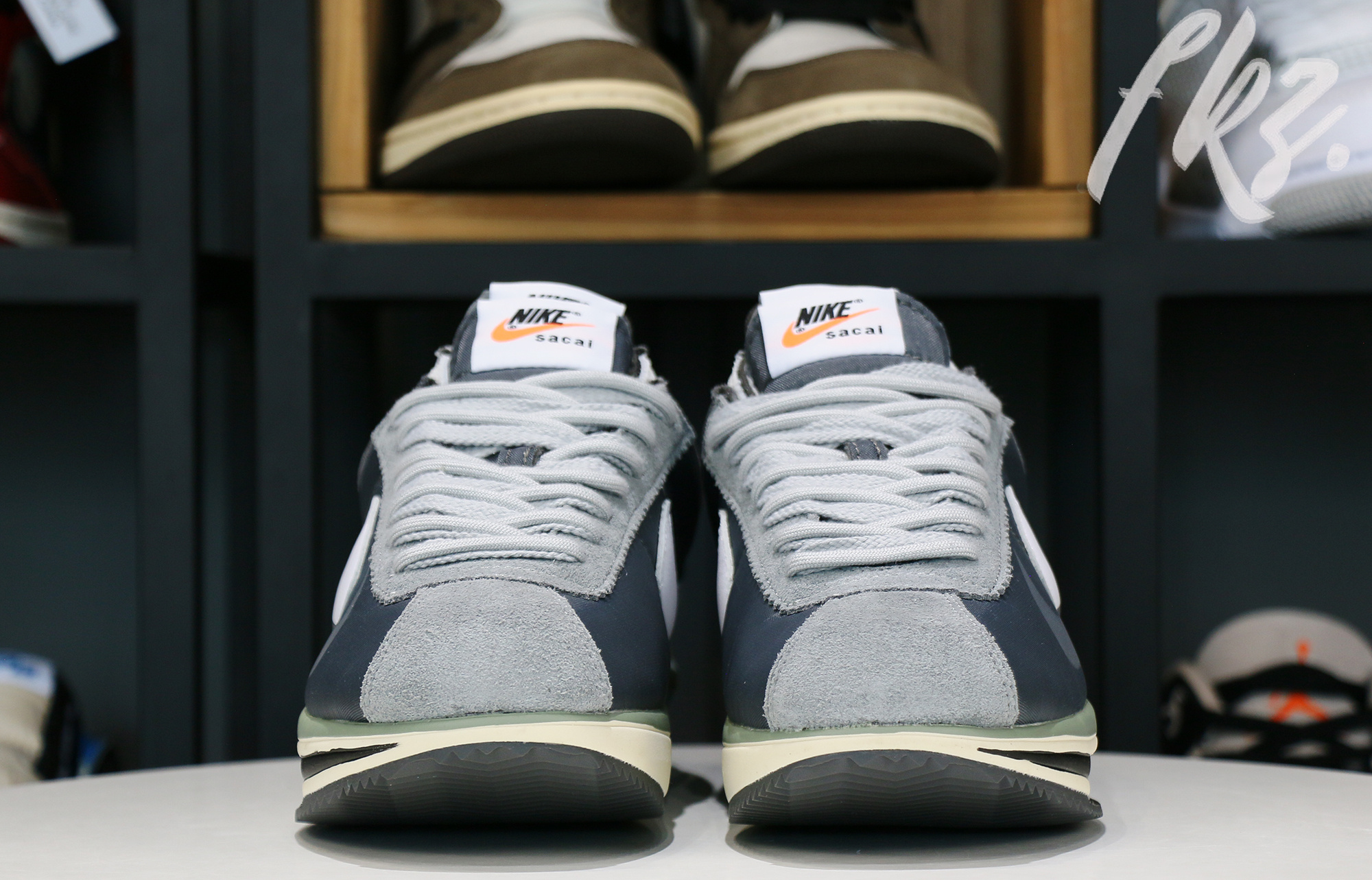 Sacai x Nike Cortez 4.0 White Gray 2022