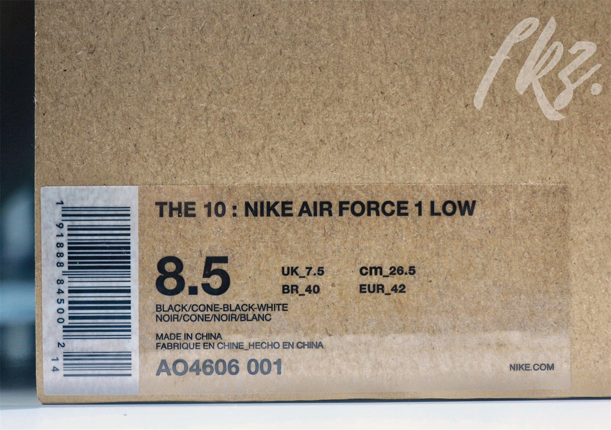 2018 Off White X Nike Air Force 1 Black