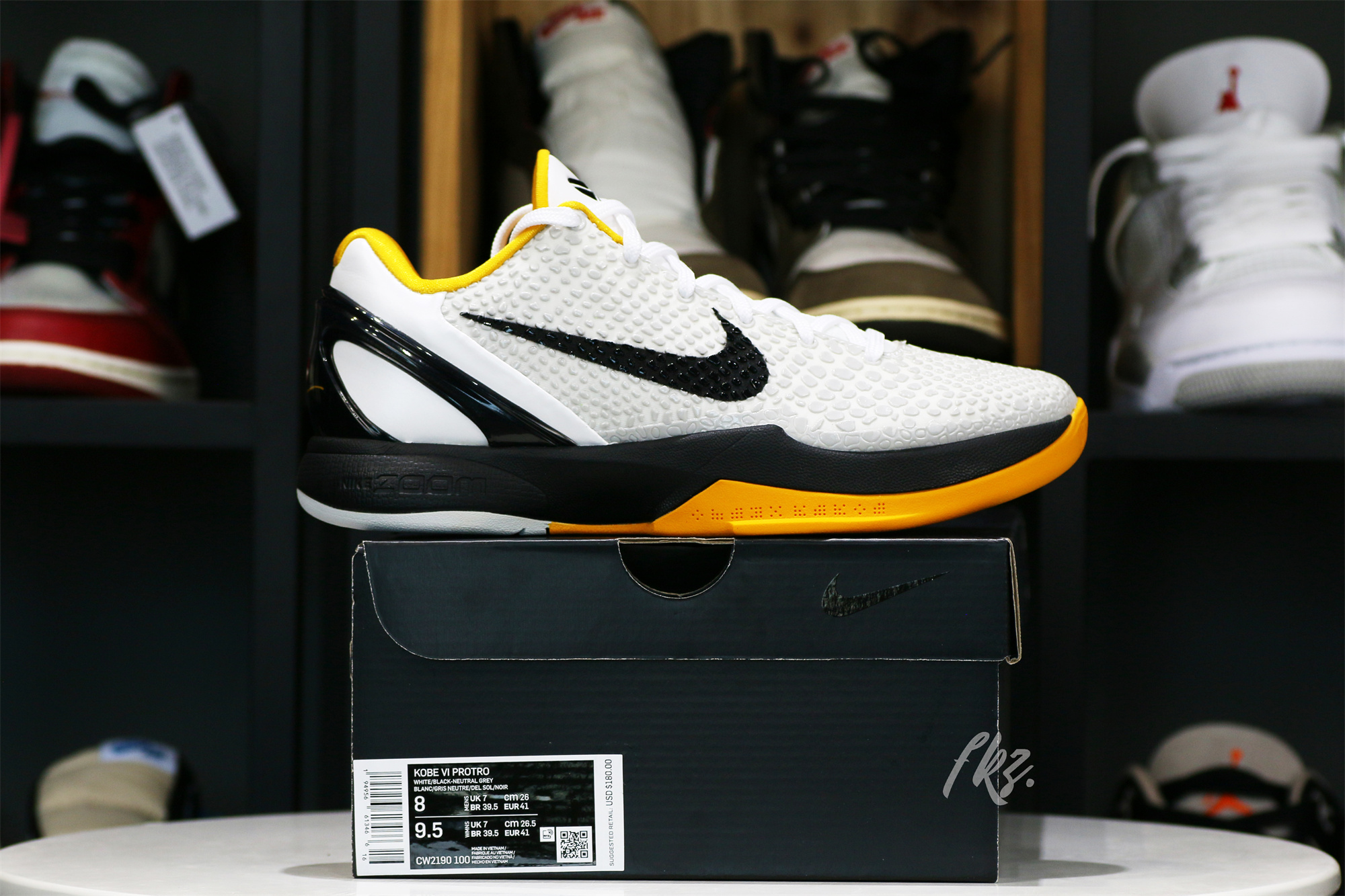 Nike Zoom Kobe 6 Protro Playoff Pack White Del Sol 2021 (Up to Size 14)(A1 Batch)