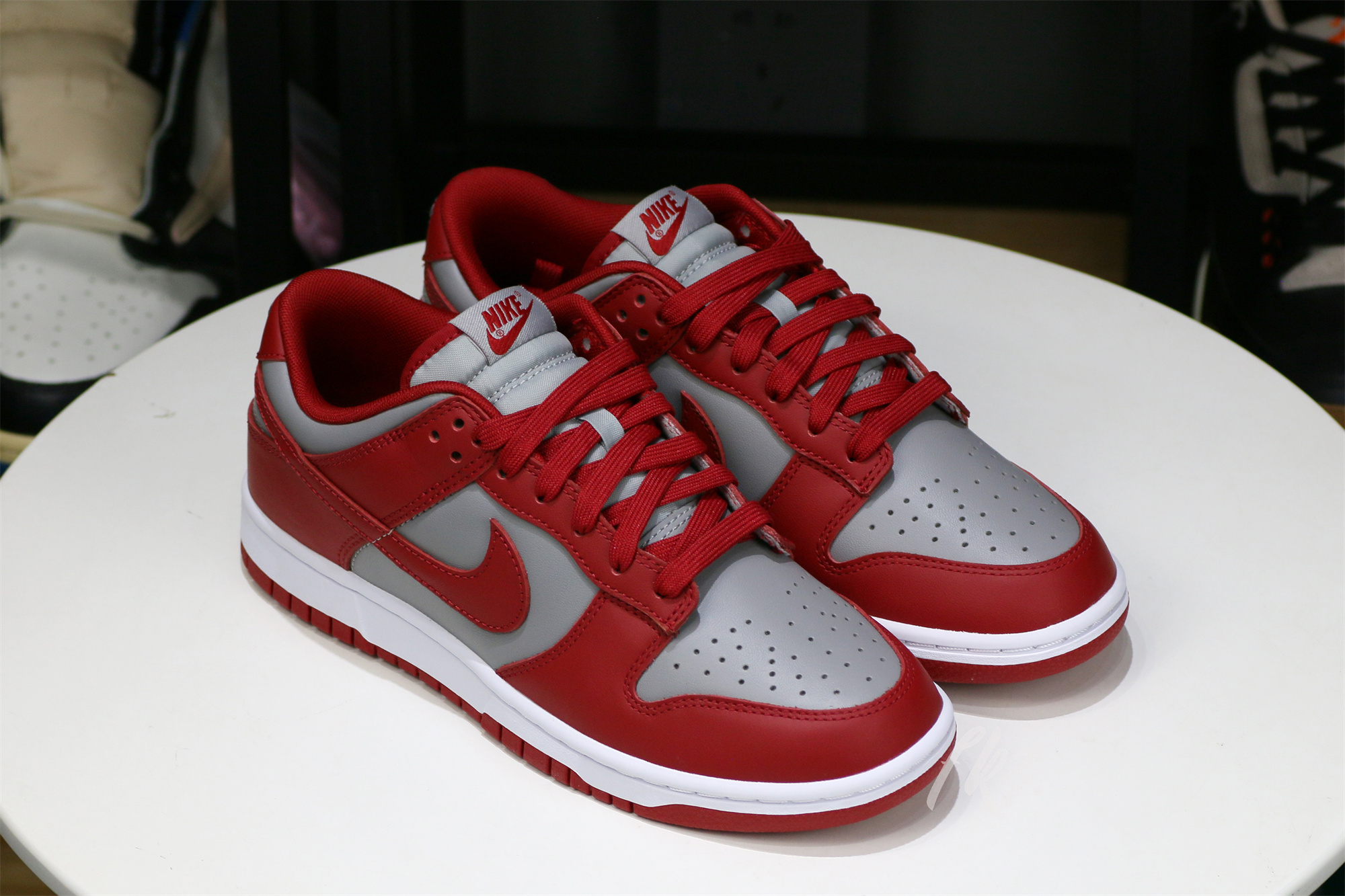 Nike Dunk Low Retro Medium Grey Varsity Red UNLV (2021)(LN5 A1 Batch)