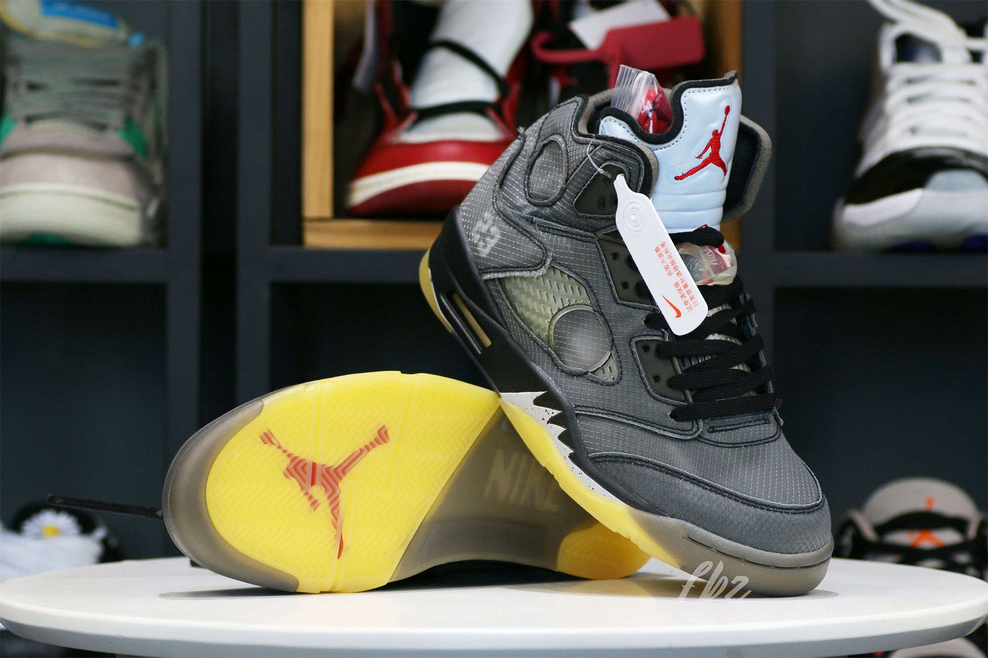 Off White x Air Jordan 5 Retro SP Muslin (LN5 A1 Batch)