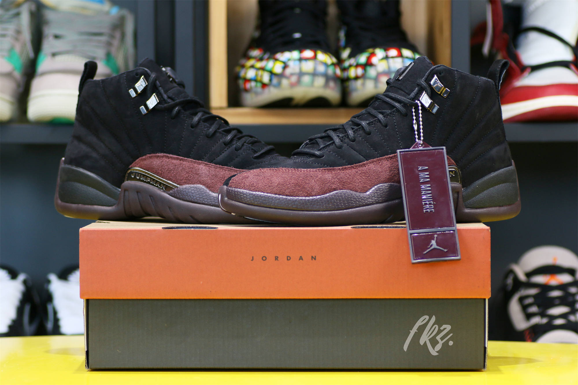 A Ma Maniére x Air Jordan 12 Retro Black 2022