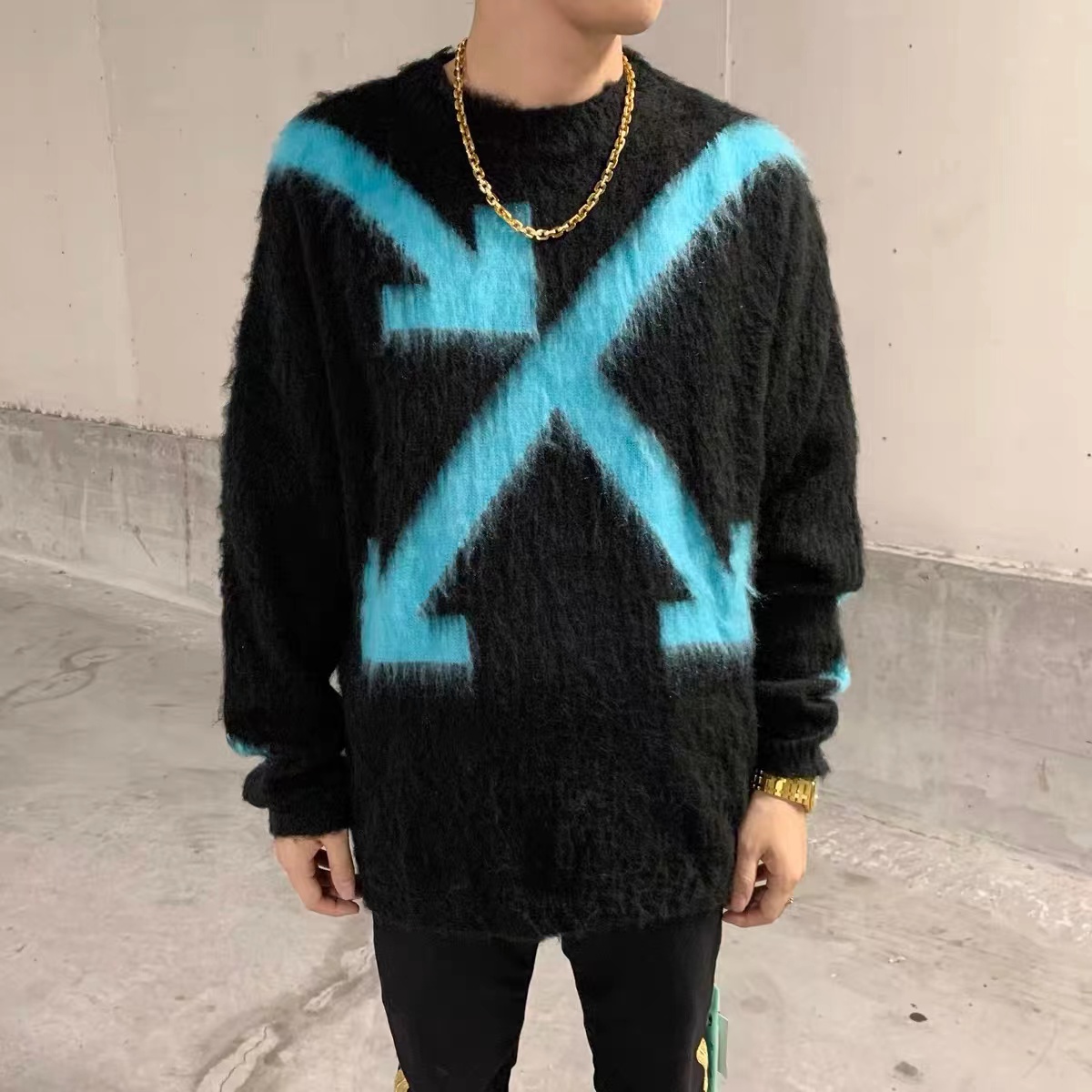 OFF WHITE Mohair Sweater