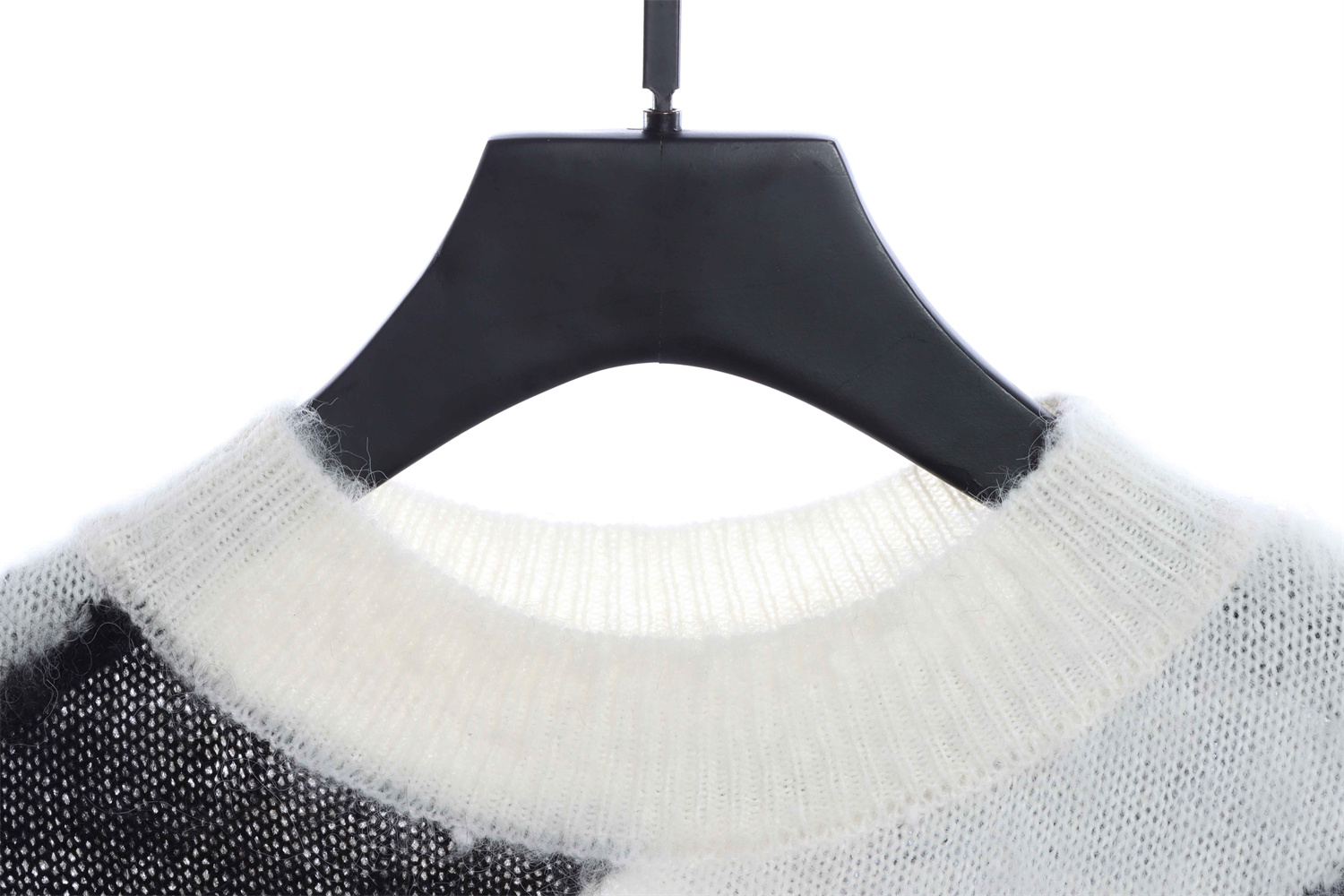 OFF WHITE Mohair Sweater White Zebra