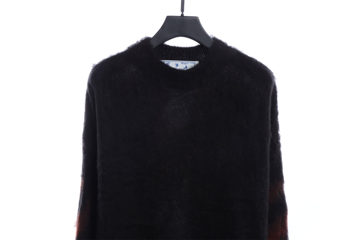 OFF WHITE Mohair Sweater Arrow Gradient