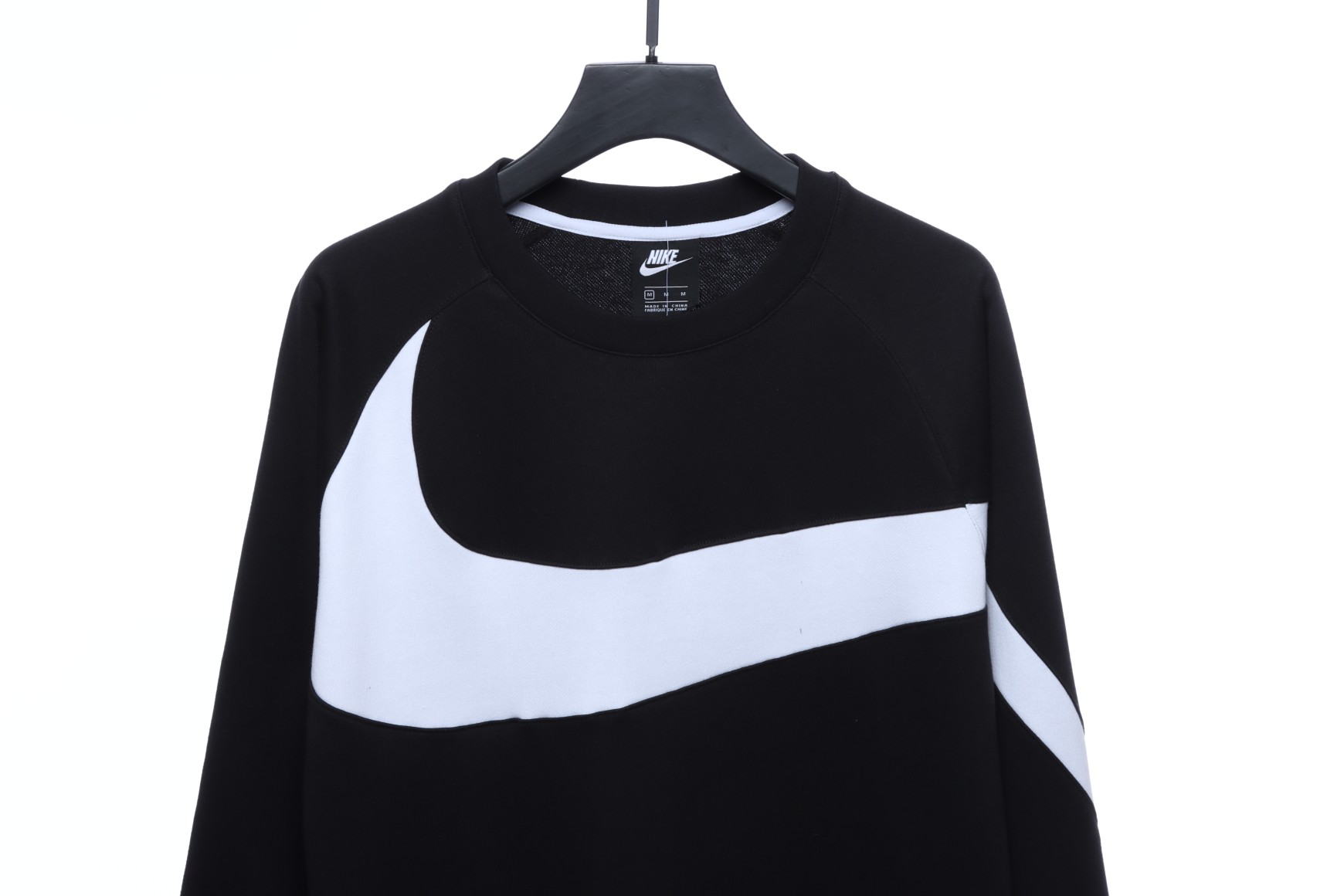 Nike big hook patchwork round neck sweatshirt Hoodie