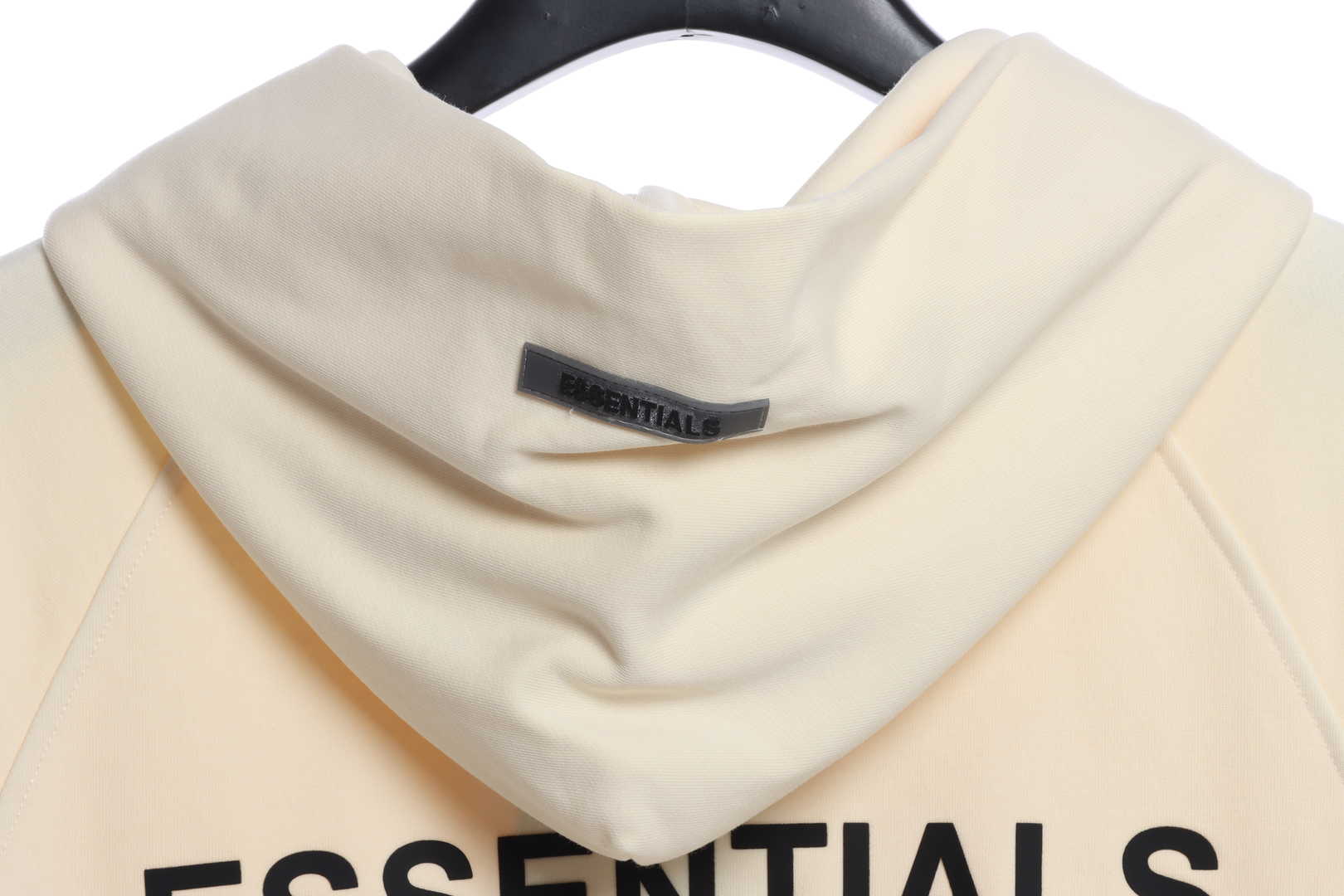 Double Line Back Silicone Lettering Zip Hoodie