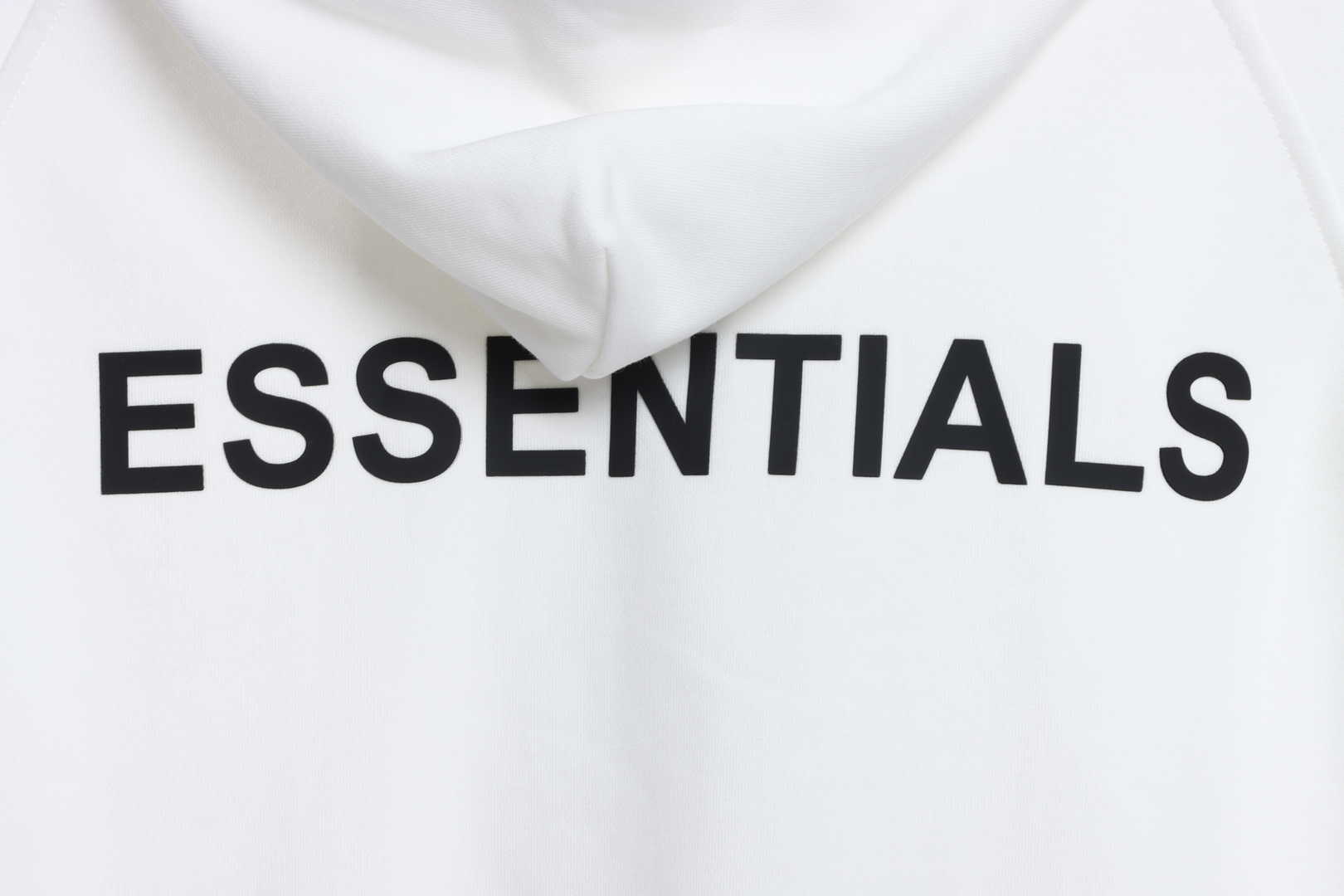 Double Line Back Silicone Lettering Zip Hoodie