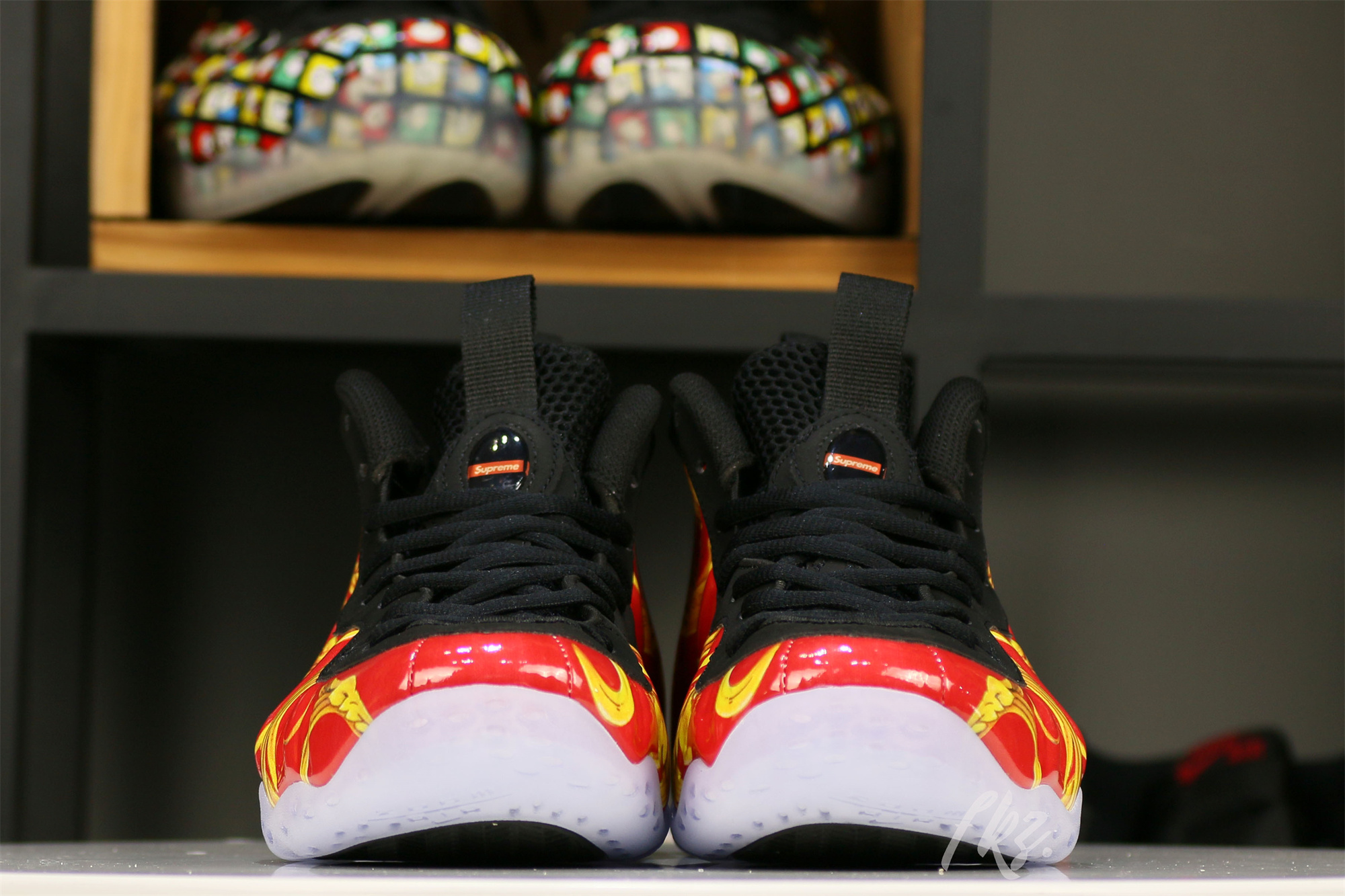 Supeme x Nike Air Foamposite One Red