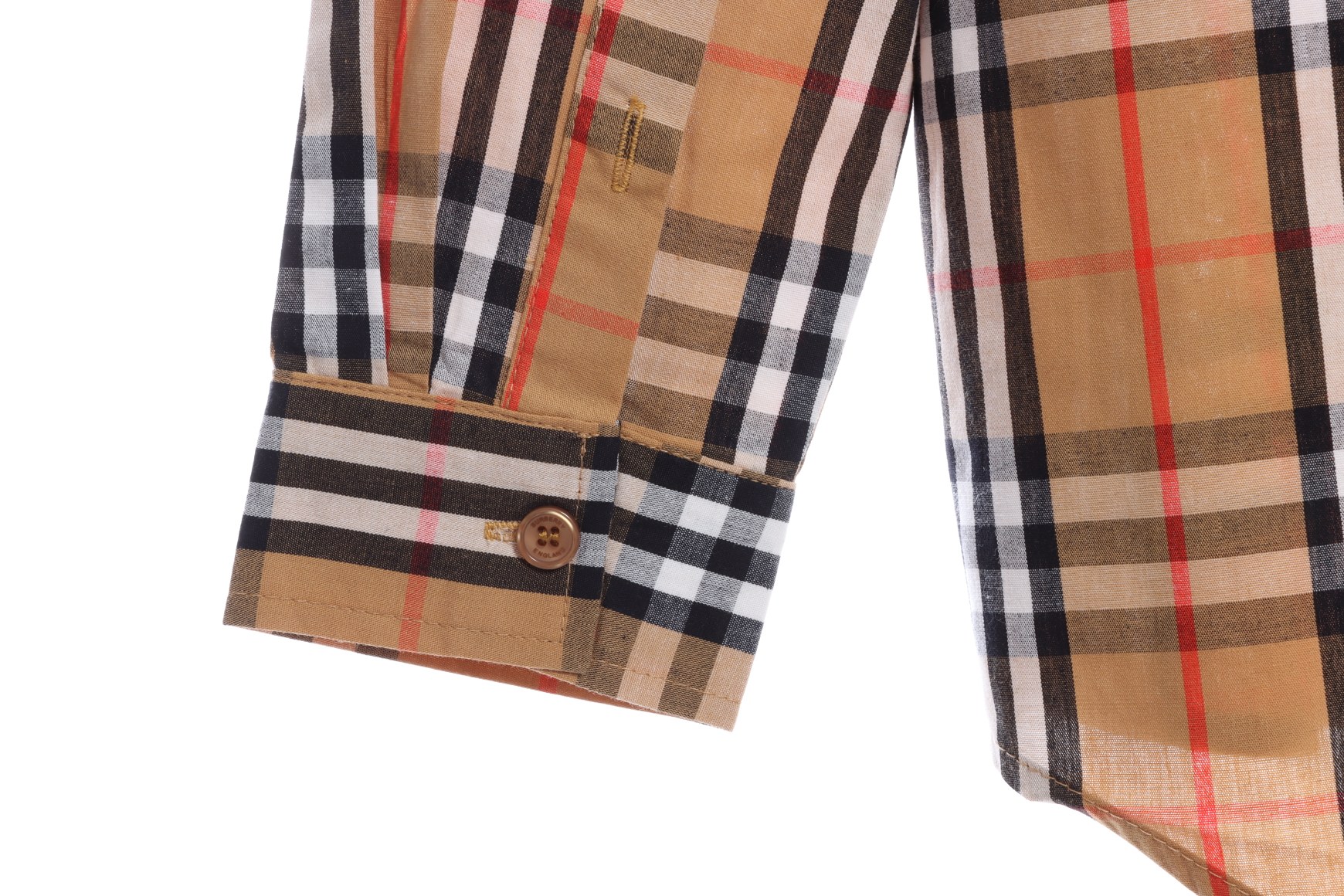 Bby Classic Plaid Long Sleeve Shirt