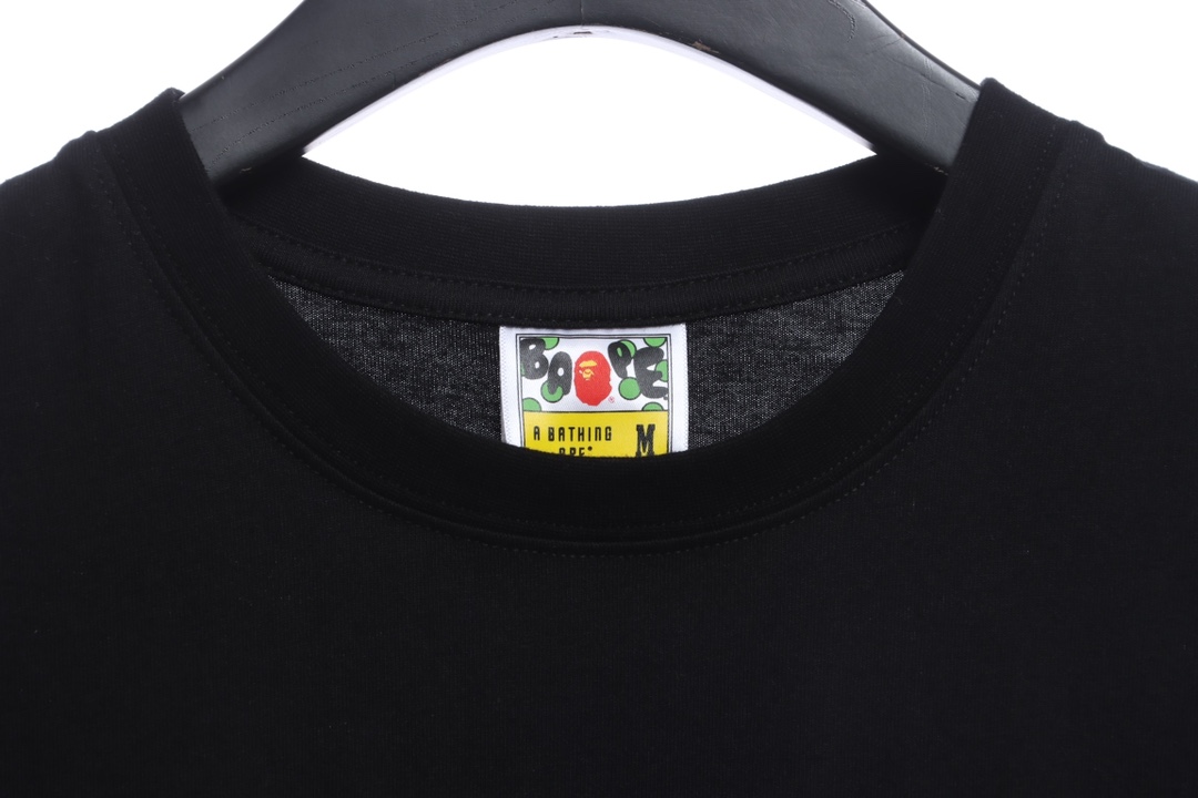 BAPE ape man colorful foam print short sleeves