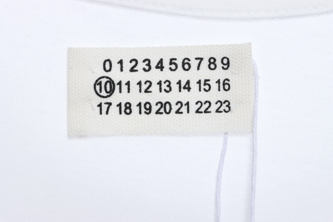 M-rg13la Number Size Chart Printed Panel Short Sleeve