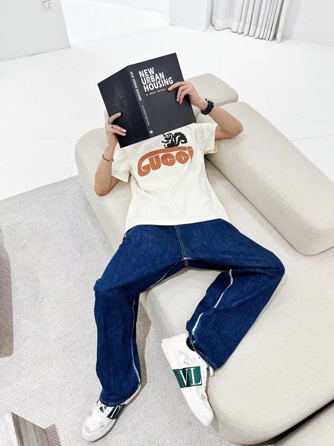 Guc skunk print short sleeve