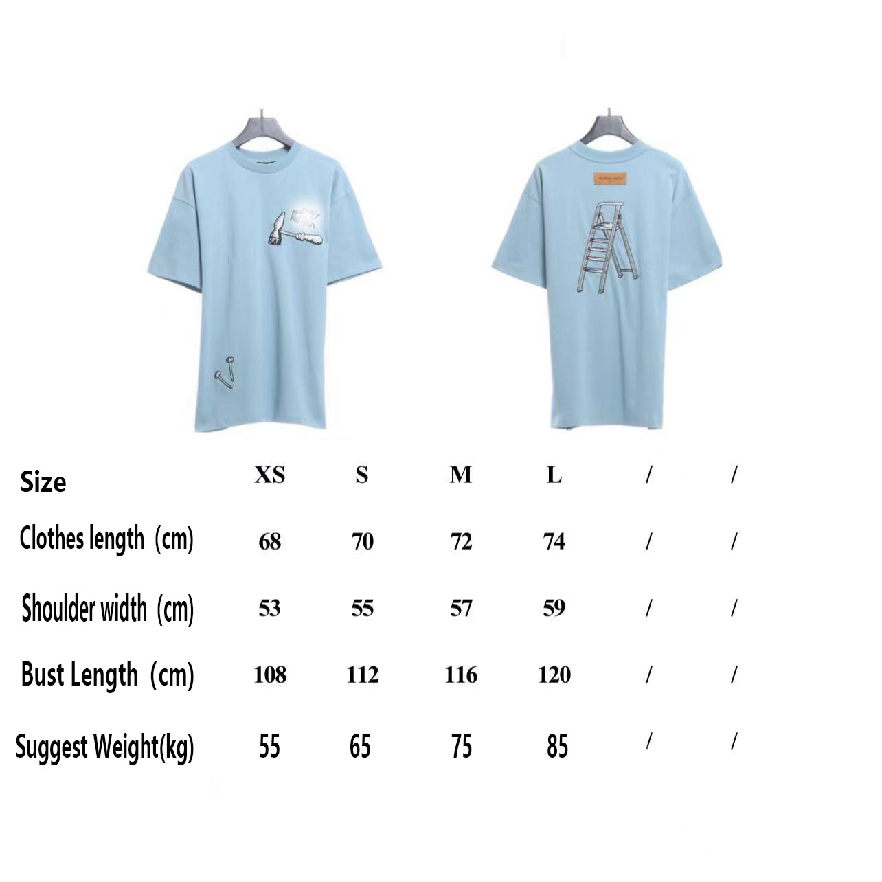 L5 23ss Tools Embroidered Short Sleeve T-Shirt