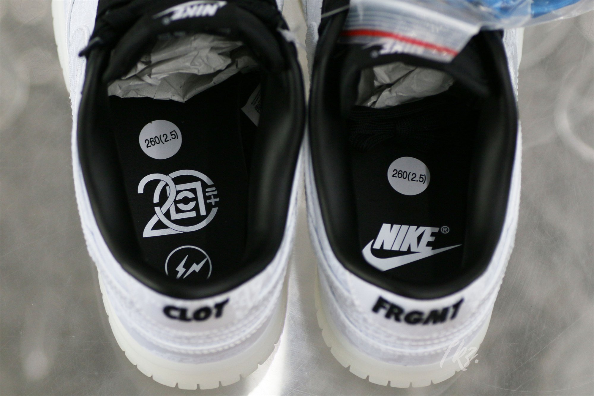 Fragment Design × CLOT × Nike Dunk Low