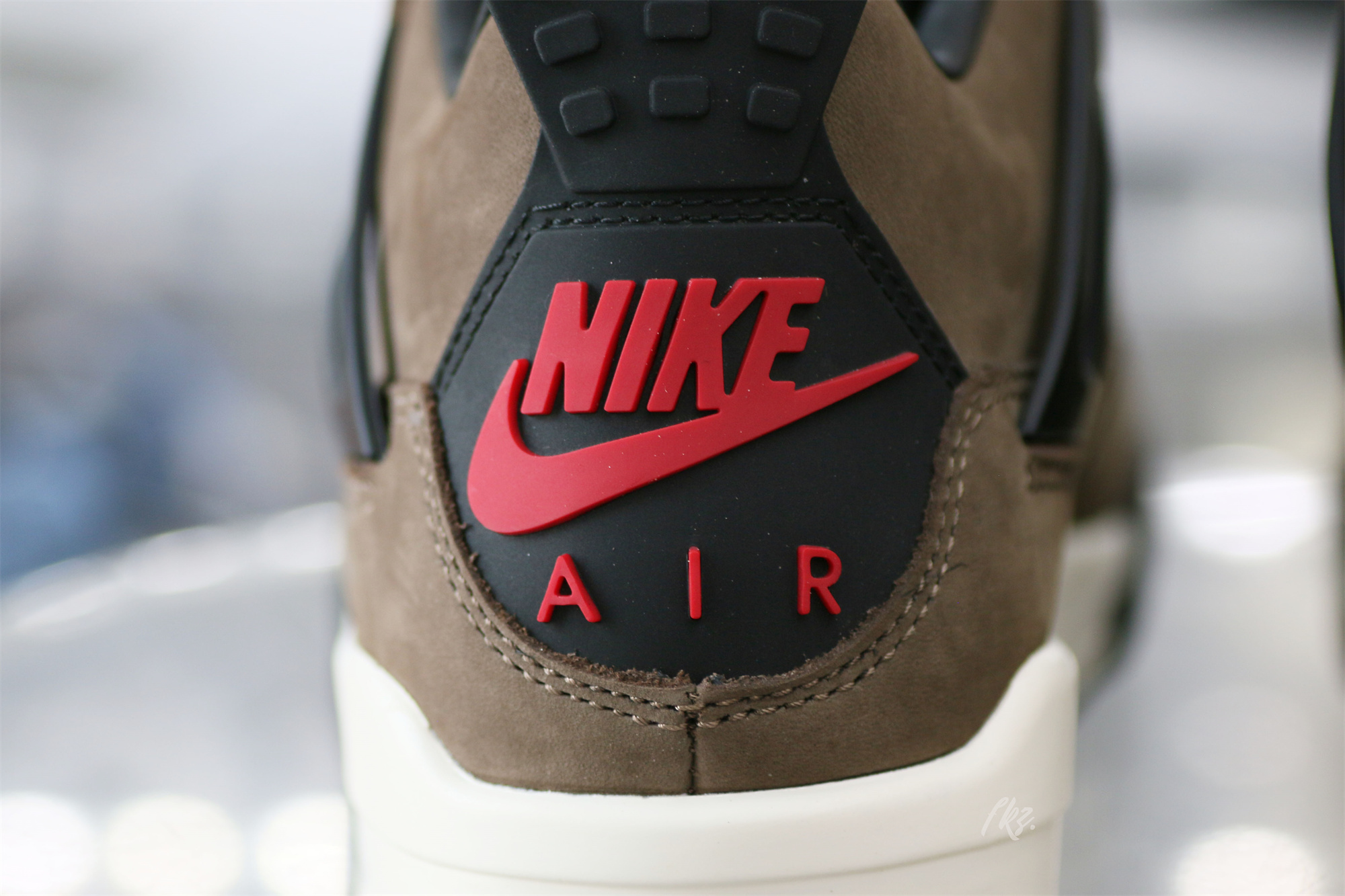 Air Jordan 4 Retro Travis Scott Olive Custom Shoes