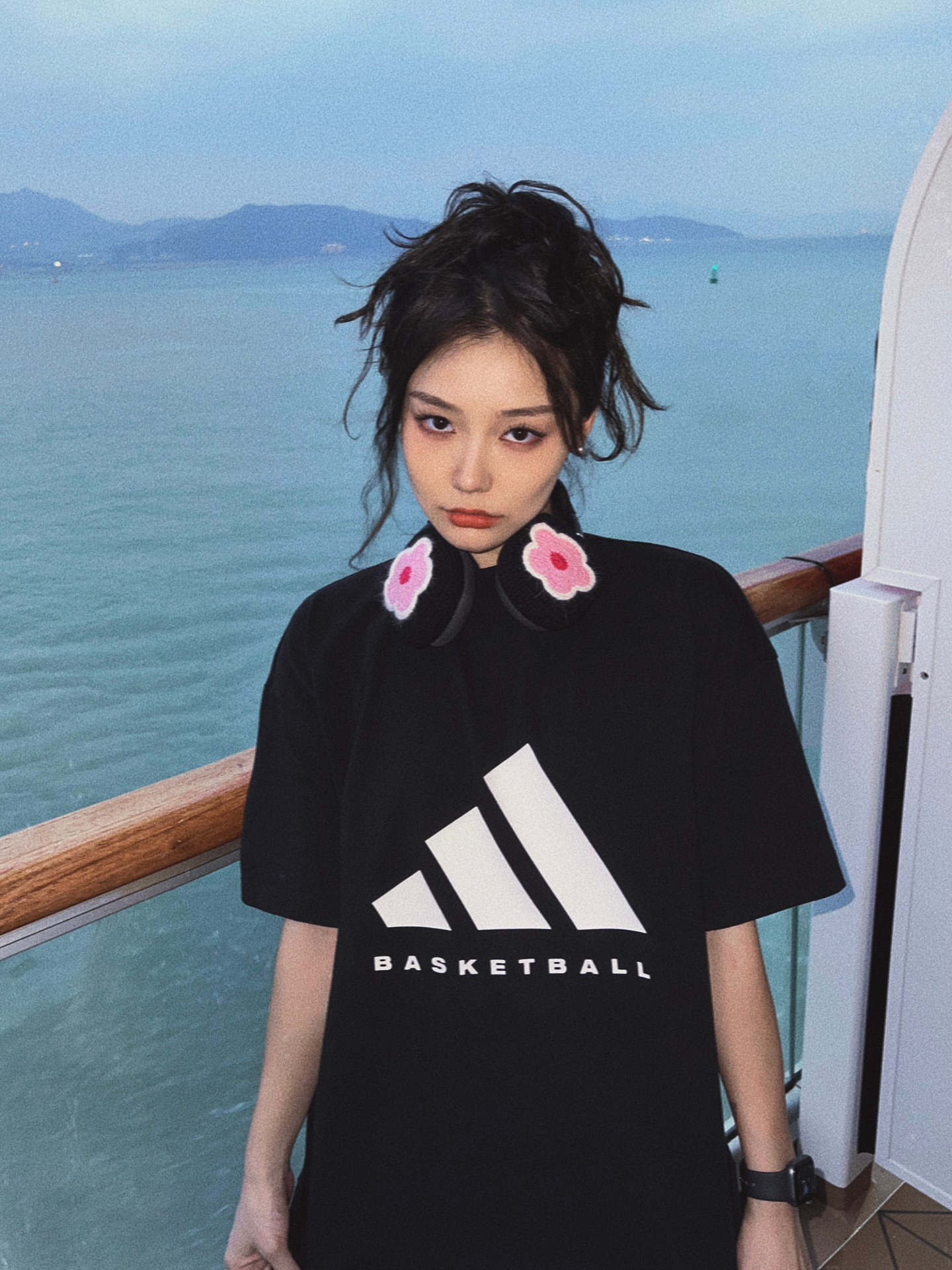 AD basketball series hot stamping and embossing short sleeves