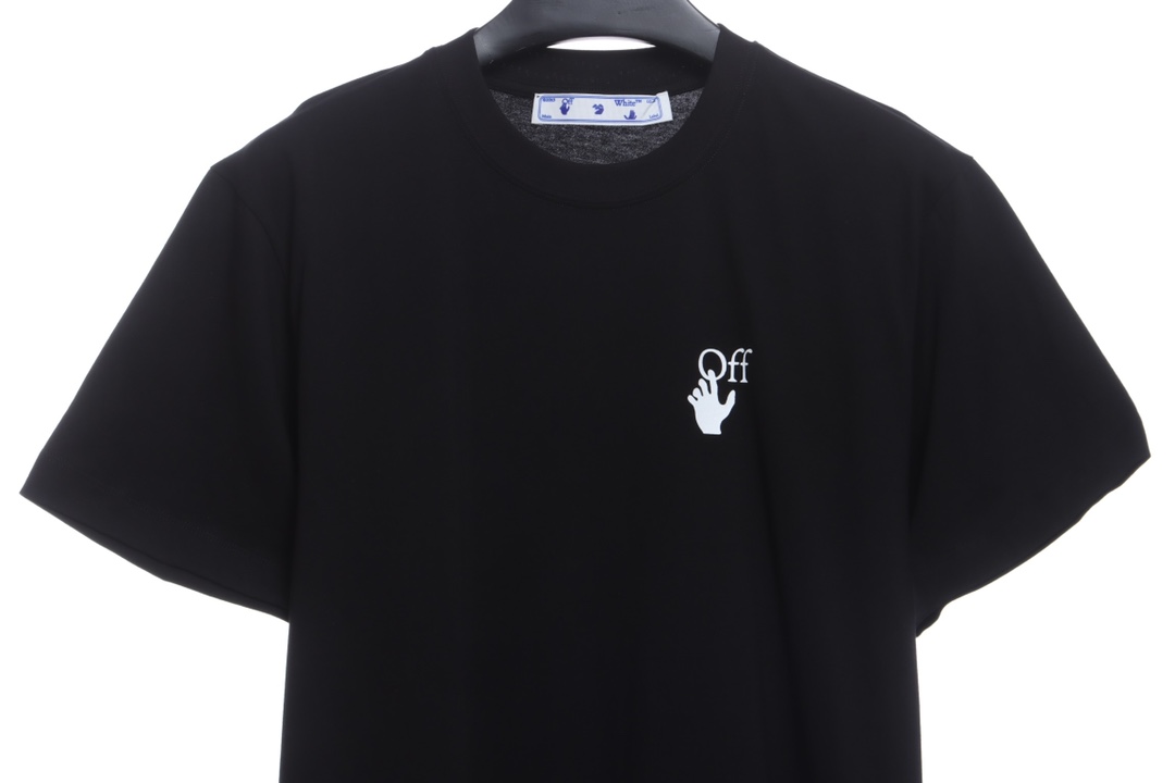 OW Caravaggio black and white religious short sleeves