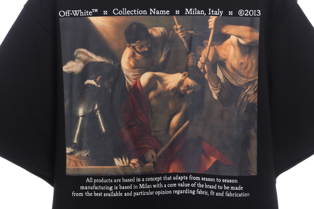 OW classical religious oil painting short sleeve