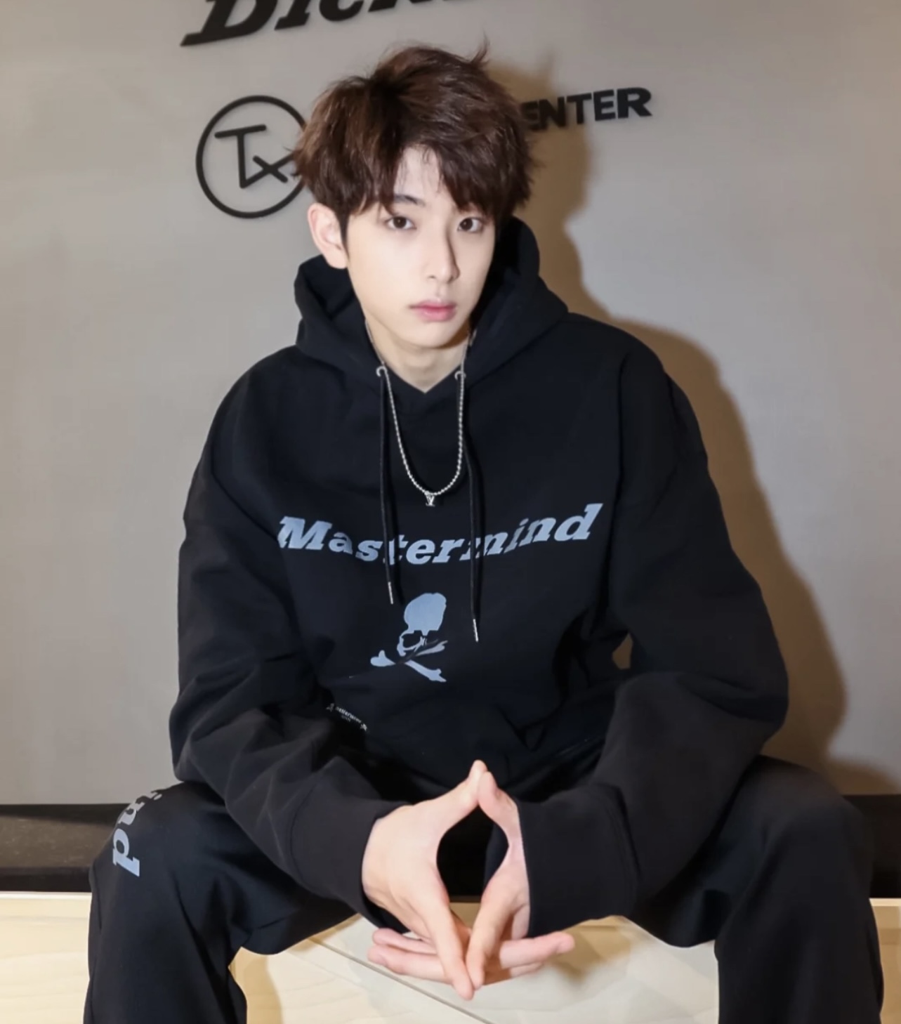 MMJ joint Dickies reflective print logo hoodie