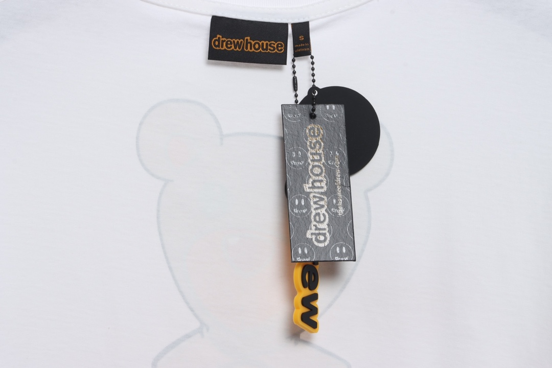 Drew cartoon fun bear printing short sleeves