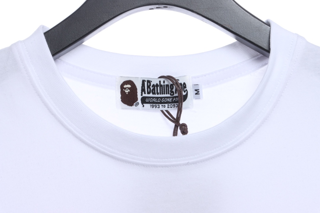 BAPE ape head logo colorful print short sleeves