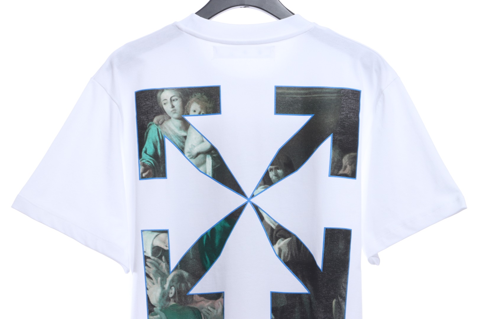 OW colorful religious print short sleeves