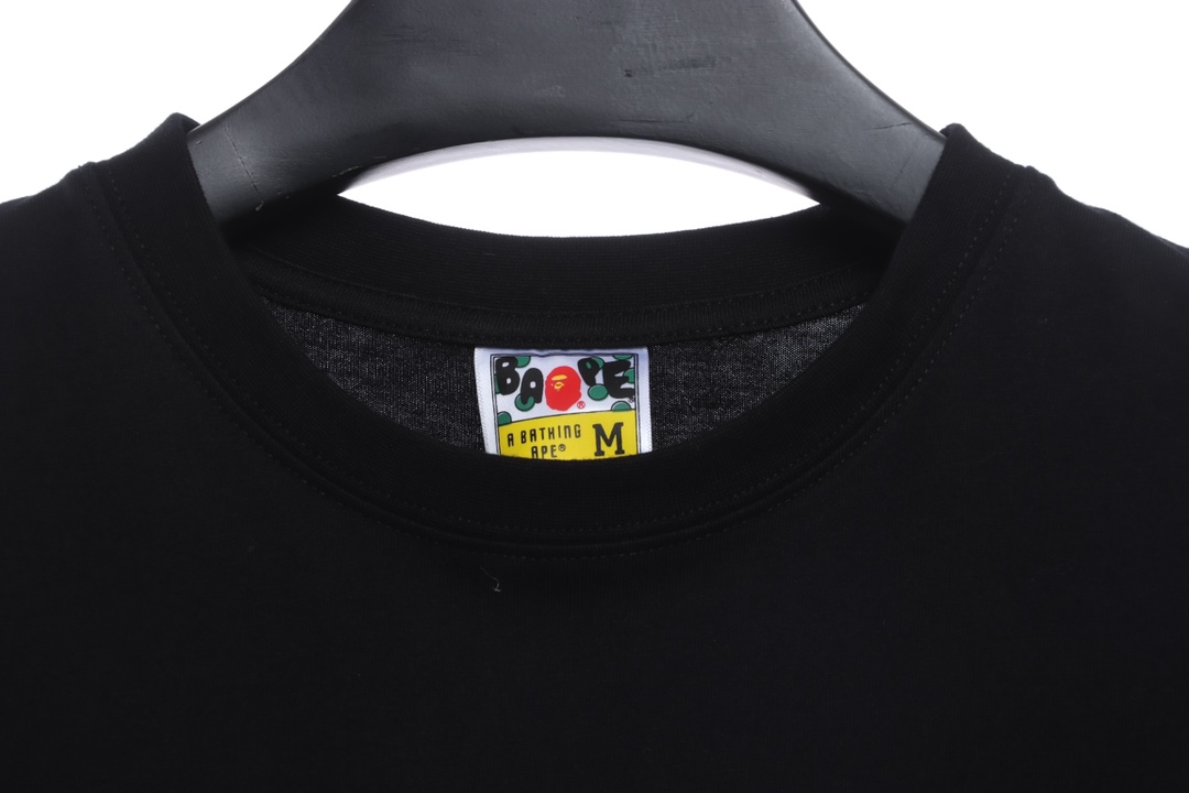 BAPE grid camouflage ape-man with short head and white sleeves