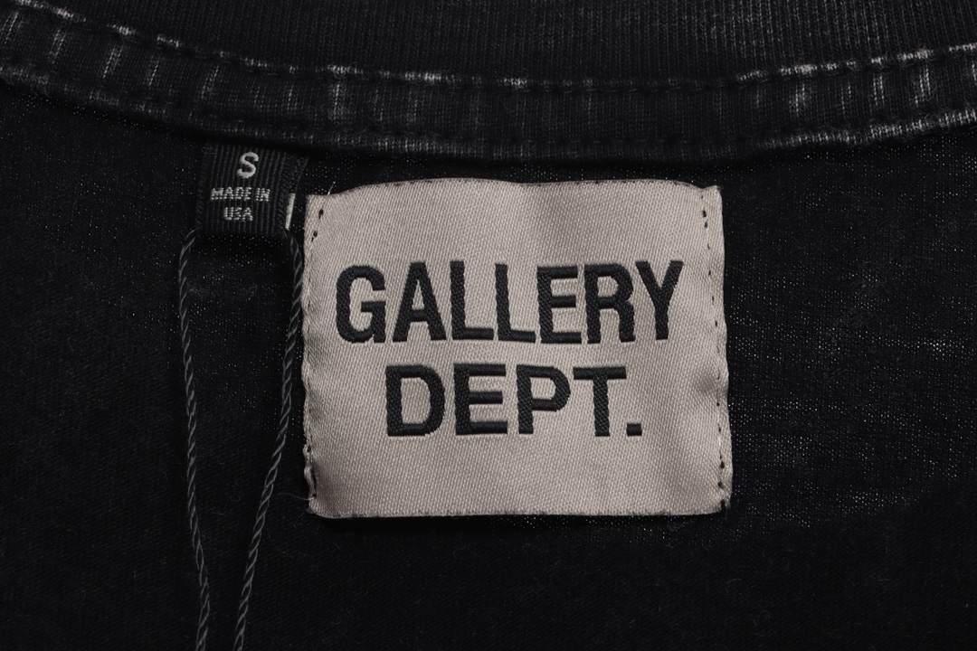 GALLERY DEPT retro gradient letter print short sleeves