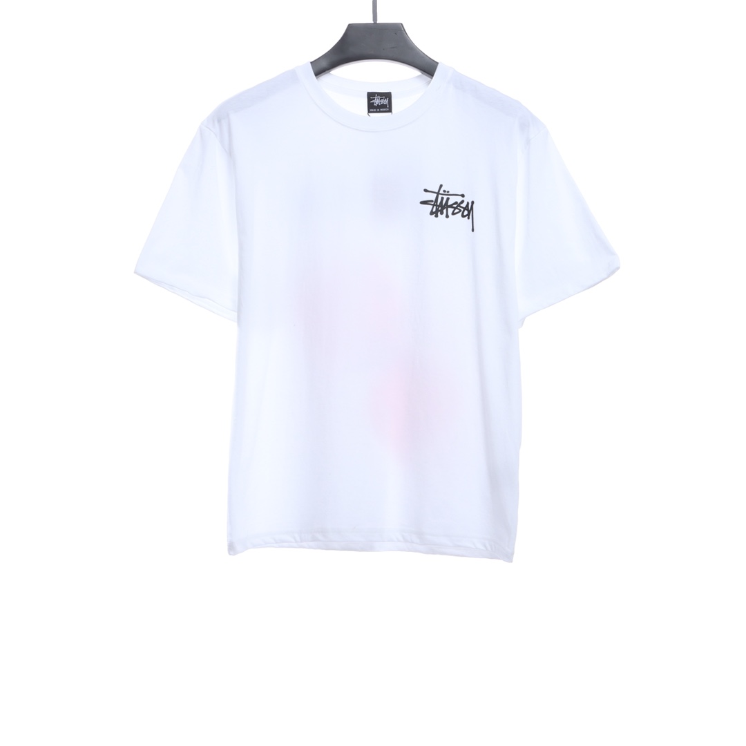 Stussy dice printing short-sleeved