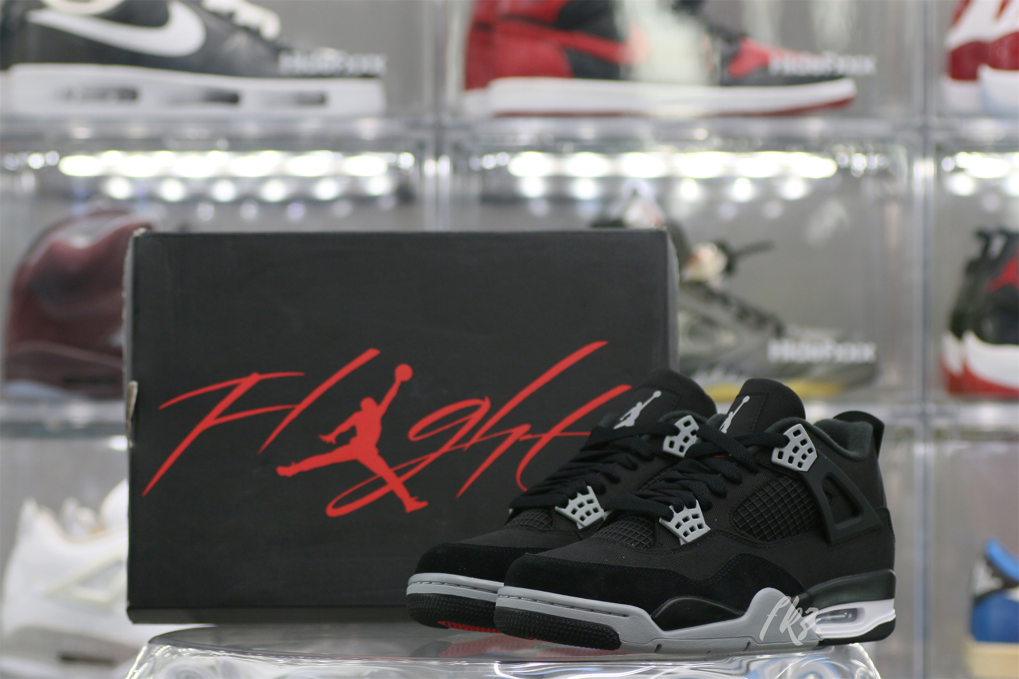 Air Jordan 4 Retro SE Black Canvas 2022 (Ln5 A1)