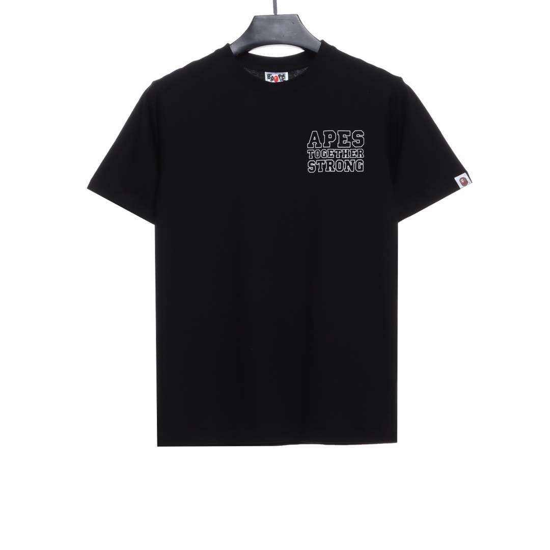 BAPE colorful camouflage printing short sleeves